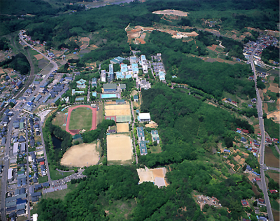 福島大学航空写真